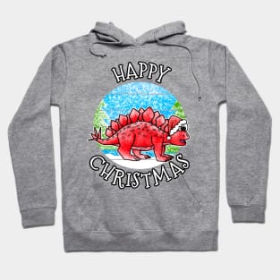 Christmas Stegosaurus Dinosaur Xmas 2022 Hoodie